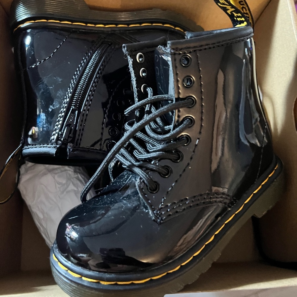 Brand new dr marten size 7 black patent